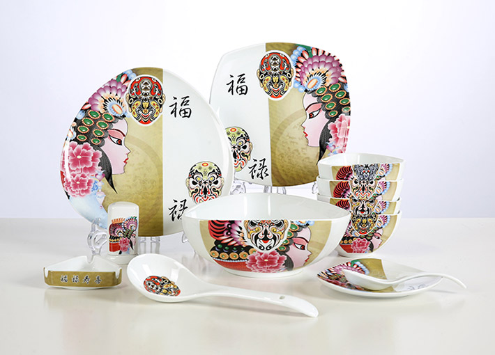 26头中餐具戏班
